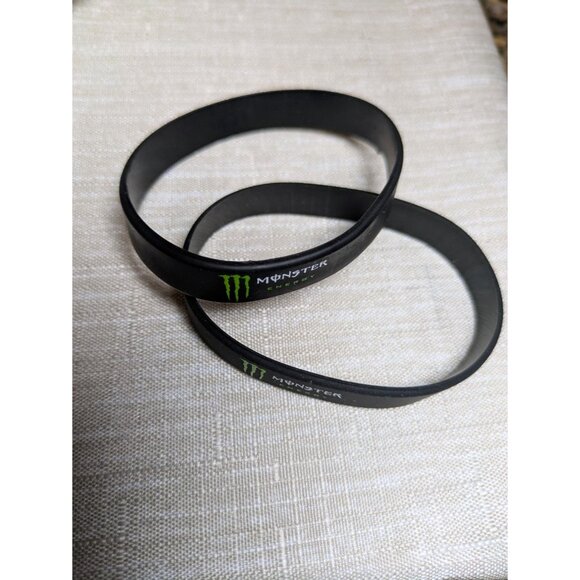 Monster Energy Silicone Wristband Lot of 2 - Picture 9 of 10